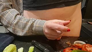 Kitchen Cock Torment with Urethral Insertion and Humiliation