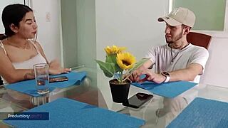 mi hermanastra curious licks shaved pussy to squirting orgasm watch