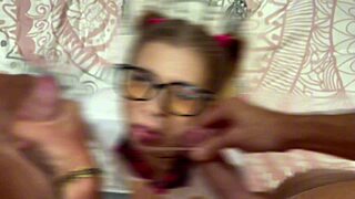 hey slut, you love getting cumshots all over your face and swallowing like a pro cumpilation