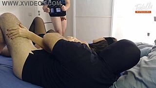 we got our buddy to film wife riding cowgirl full orgasm homemade 🔥💦