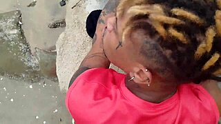 muscular brazilian bodybuilder fucked like bitch outdoors at airport!