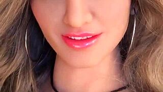 realistic tpe fuck doll's huge boobs beg for deep pounding