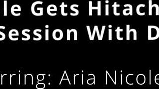 aria nicole squirts from hitachi in dr tampa's intense play