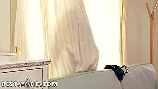 Ameri Koshikawa rips clothes off 😈 for hardcore creampie pounding!