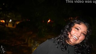 Peachy Garcia's Fat Clown Ass Takes Stranger's Hard Doggystyle Pounding