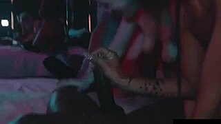 damn this all star orgy with big cocks tits black blonde latina ebony fat petite hardcore group oral is insane.