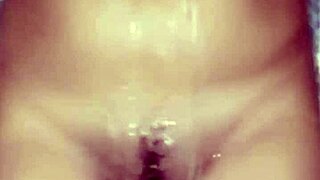 my vibrator buzzes wild in the shower room splashing homemade fun 🚿💦😘