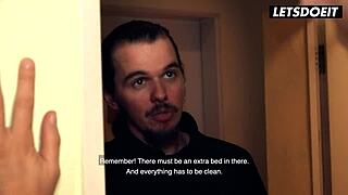 latina teen, wanna fuck the hostel owner for free room??