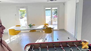 whoa laeticia coquine unchained in lingerie with her small waist tattooed brunette milf body giving ffm group pleasures to everyone 😈🔥👅 french european sexy slut!!