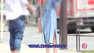 random japanese wife seduced outdoors for raw creampie in wa-354