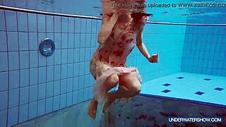 Martina Hot Croatian Redhead Nudist Beach Pool Shower Show