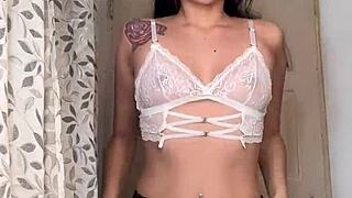 whoa latina, wanna see your striptease leak where clothes get ripped off in total slutty undressing frenzy?