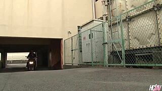 tiny titted shino tanaka begs for creampie loads in her hairy pussy during threesome