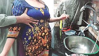 indian village maid gets fucked hard in kitchen by owner alone on ranch