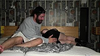 damn i fucked this hot busty blonde teen after college party next to her boyfriend