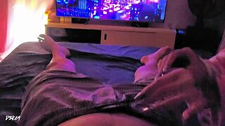 Madrasta's Long Nails Handjob Leads to Explosive Orgasm POV