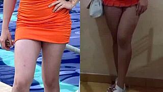 Charles Gomez fucks Nicole Medallo's tight pussy cowgirl style with monster cock facial cumshot