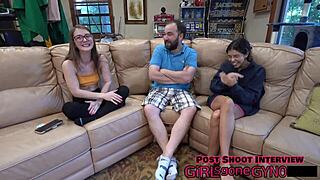 mi monroe experiments with toys and spreads in backstage orgasm research session