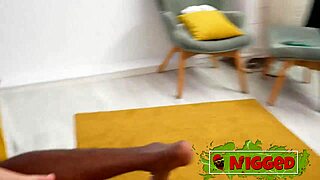 redhead ammy bent over for brutal double penetration outdoors