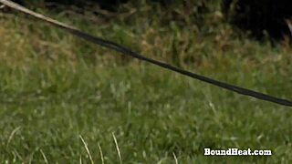 Bent Over Lesbian Slave Spanked Fingered By Horny Madame