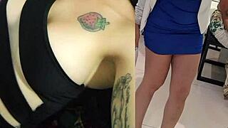 Charles Gomez fucks Nicole Medallo's tight pussy cowgirl style with monster cock facial cumshot