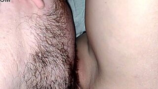 i'm so horny cuck hubby brings friend to tongue clean my smooth pussy before sleep real homemade