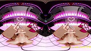 VR MMD Ayame's Nude Sex Dance Mesmerizes in 3D Hololive Hentai Glory