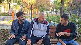 Christen Courtney Gags on DP Cock Ass-to-Mouth Before Rough Cum Swallow