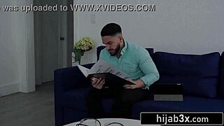 young muslim student seduces teacher with blowjob on his monster cock