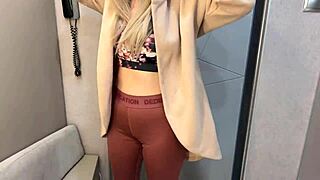 whoa busty stepmom got so horny watching me bang her girlfriend she jumped on me too