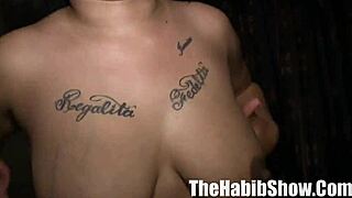 SEXY phat booty creo RIPPED clothes fucked by hairy paki monster cock