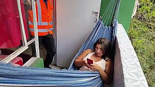 dude shows up for lunch spots shy niece swingin in hammock pops her virgin cherry wild