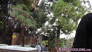 eat my cum from domina's pussy now cuckold