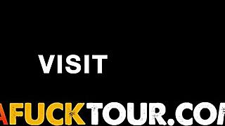 i can't believe this big tits latina milf's sloppy deepthroat on gringo cock... titty fuck pov too!