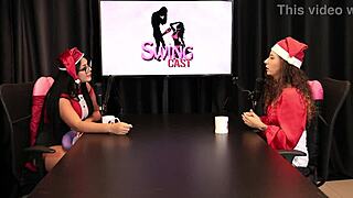 Kiss every inch around her pussy no fingers just cock and deep boquete jujube delight sheer red christmas special!