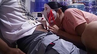 unang chupa sa new year with this hot pinay teen 18+