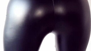 Ass worship dominatrix in tight leggings makes you grope her juicy cheeks - dream of facesitting that sexy femdom ass yet?