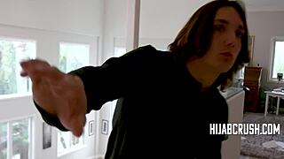 hijab teen loses control as stranger thrusts deep into her virgin arab pussy