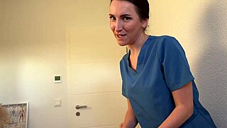 Massage Turns into Oiled Nurse Milf Deepthroat and Facial Cumshot Frenzy!