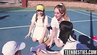 big-titted besties launch pov foursome with 69 licks and hardcore cum swallow