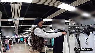 Luscious Czech Nympho Stripped and Plowed Hard in Mall POV Seduction