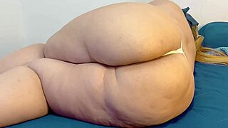 i crave caressing my latina suegra's huge thong ass so bad