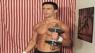 18yr old reese rideout's gym workout turns into clothes-ripped striptease