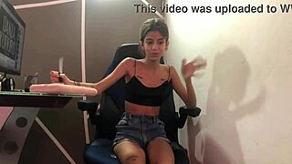 psicologa sexual no aguanta... ve mi verga grande y la follo en su coño apretado 😈🍆💦