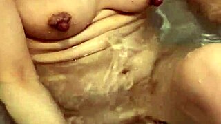 june 12 2025 wife bathes slow, i grope her nipples before sex