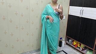 Jija Saali Doggy Underneath with Tight Indian Ass in Clear Hindi Audio