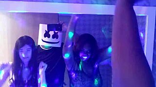 Wealthy African Couple Ravages Tight Pussy Chinese Nanny in Steamy Babysitter Play?!