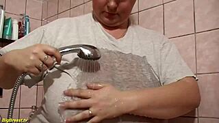 ever wonder how extreme monster boob moms handle their first wild sex video??