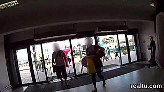 Luscious Czech Nympho Stripped and Plowed Hard in Mall POV Seduction