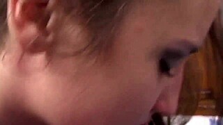 Italian Brunette Wife Fucks Husband's Huge Cock Fantasizing Carnival Anal